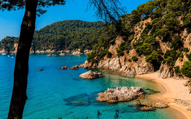 Best beaches on the Costa Brava, Cala Sa Boadella, Lloret de Mar