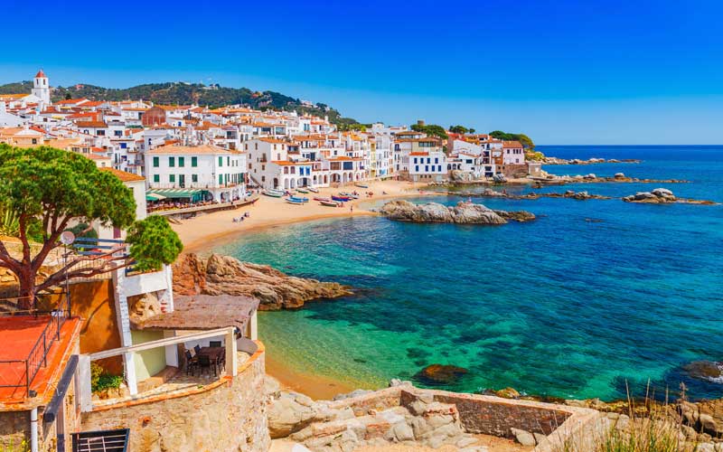 Best beaches on the Costa Brava, Port-Bo Beach, Calella de Palafrugell
